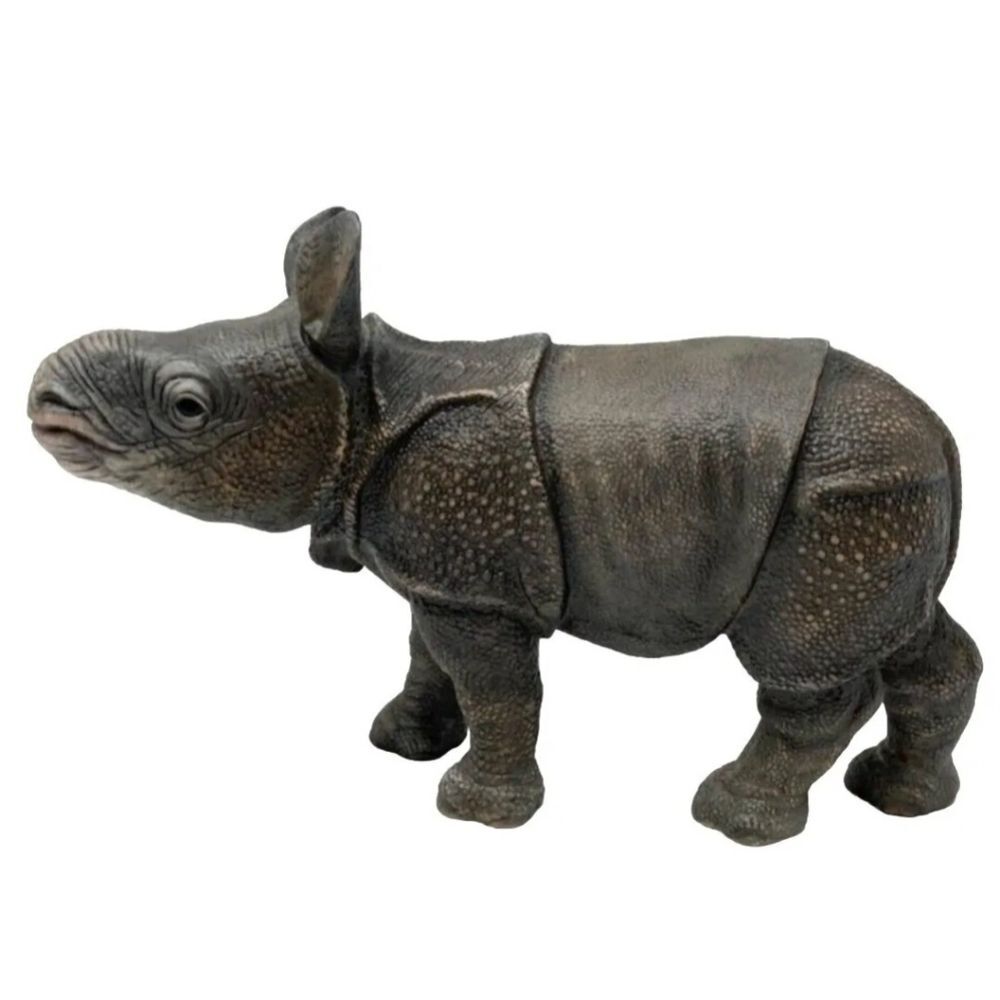 1992 Vtg Lenox Endangered Baby Animals Greater Asian Rhino Porcelain Figurine